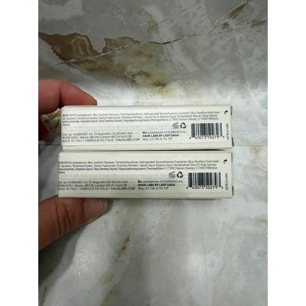 Haus Labs Hy-Power Pigment Paint Burgundy Shimmer 2 Pack Lady Gaga Cream Makeup